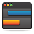 Icono de interfaz de edición simple