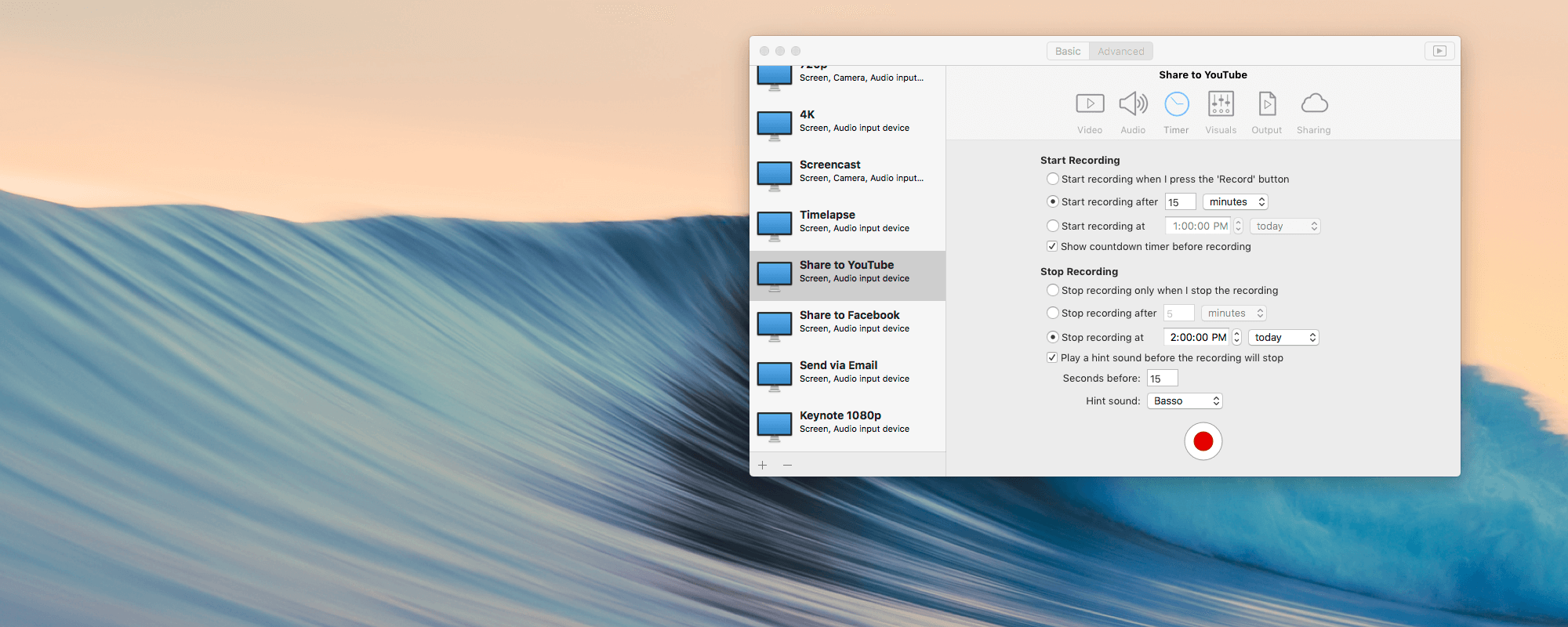 macos record screen with sound